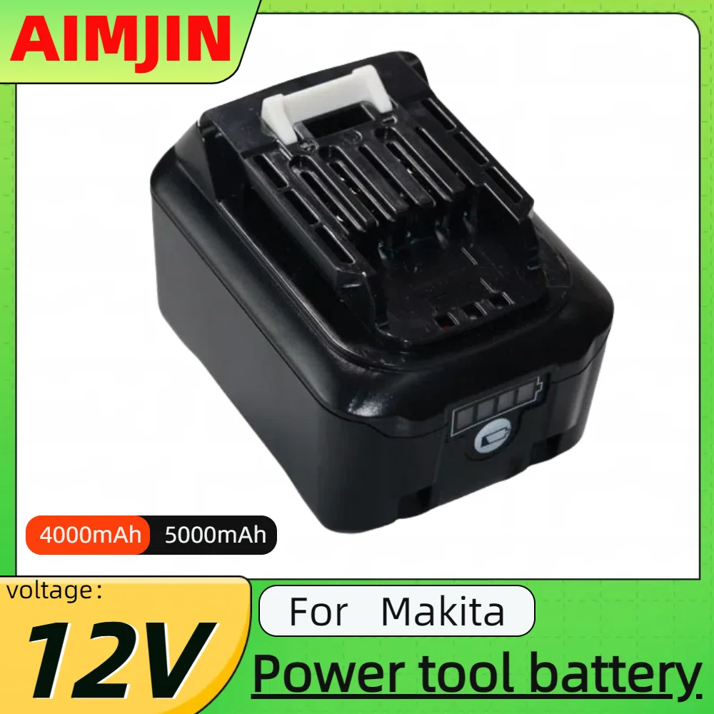 12V 4000/5000mAh Lithium-ion Rechargeable Battery Suitable For Makita BL1021B BL1041B BL1015B BL1020B BL1040B DC10WD