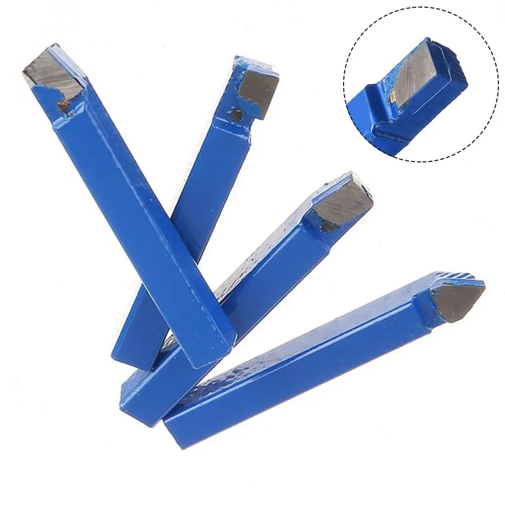 Carbide Bed Turning Tool Kit 10Pcs High Hardness Blue Tidy And Beautiful Incision Wear Resistant Fast Processing Speed