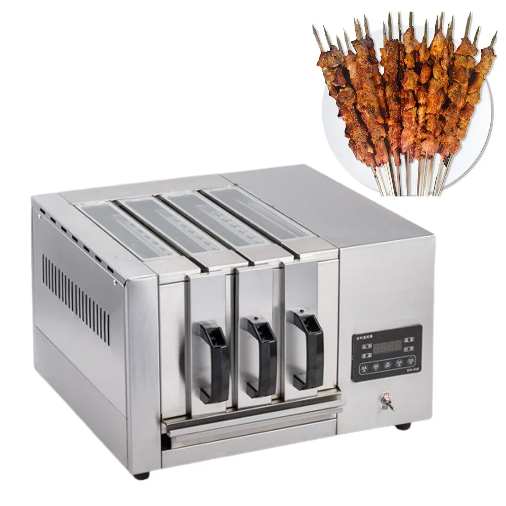 Electric Roast Lamb Skewers Automatic Making Machine Roast Turkey Skewers Machine