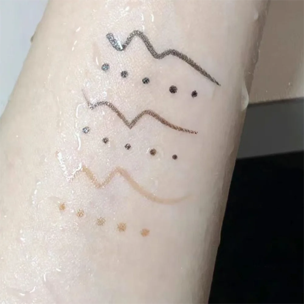 Lifelike Fake Freckle Pen Waterproof Quick Drying Face Dot Mole Pen Cheek Spots Tint Round Head Liquid Tear Mole Stamp Concealer
