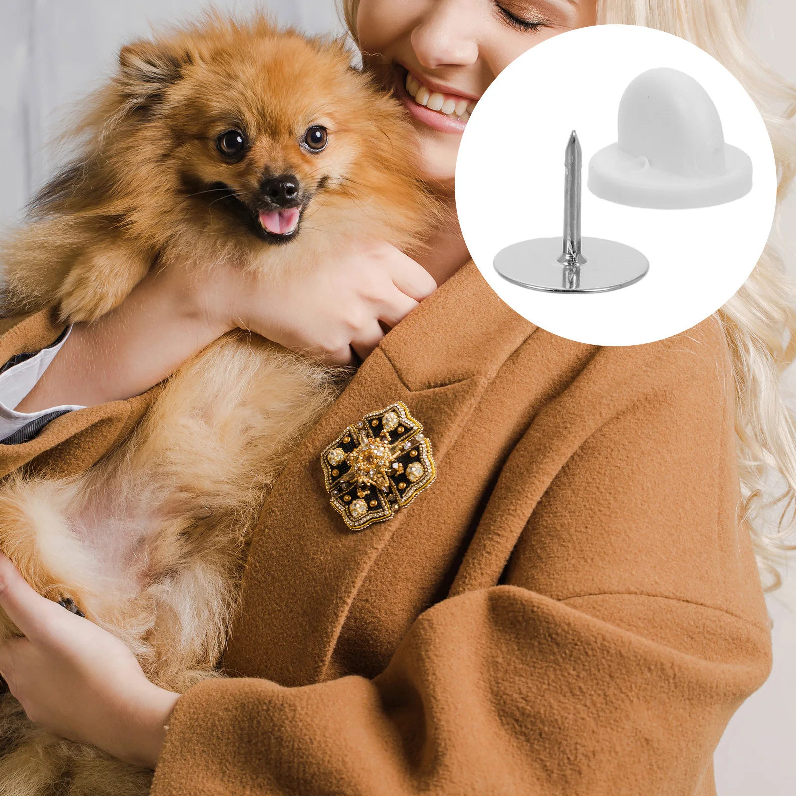 

50pcs Butterfly Hat Clasps Backs Rubber Locking Pin Backings Replacement For Enamel Pins Lapel Badges Craft Accessories Brooch