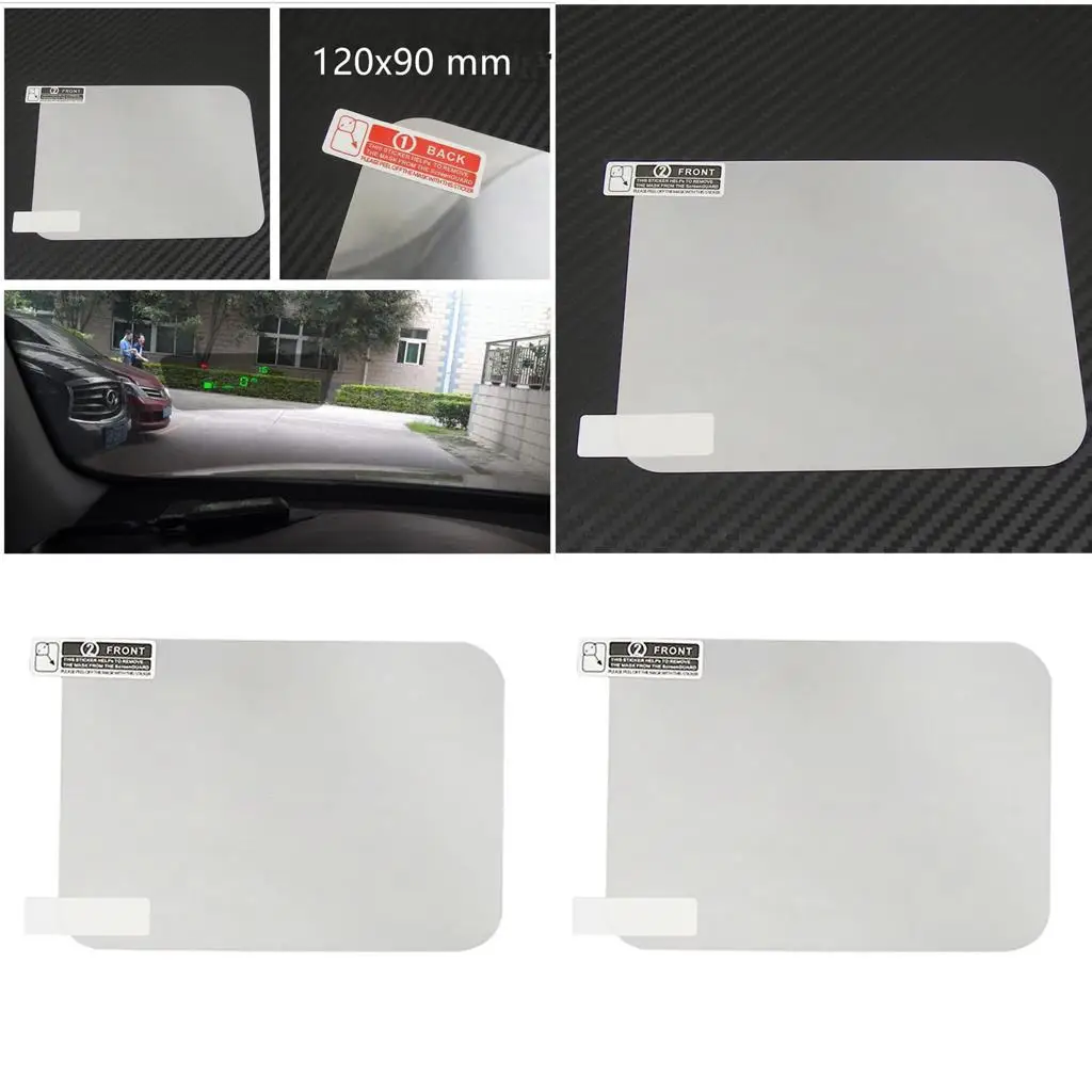 HD HUD عاكس فيلم شفاف PET حامي الشاشة المضادة للوهج لعرض هاتف السيارة رئيس يصل