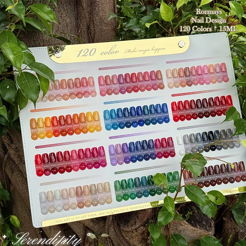120 Vibrant Solid Color Gel Nail Polish Set | Soak Off UV LED Gel, Long Lasting, Professional Nail Art Kit for Salon & Home