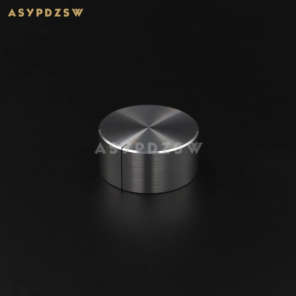 앰프 볼륨 전위차계 알루미늄 노브, 글로스 실버, 골든, 옵션, 32x15mm, 1 개