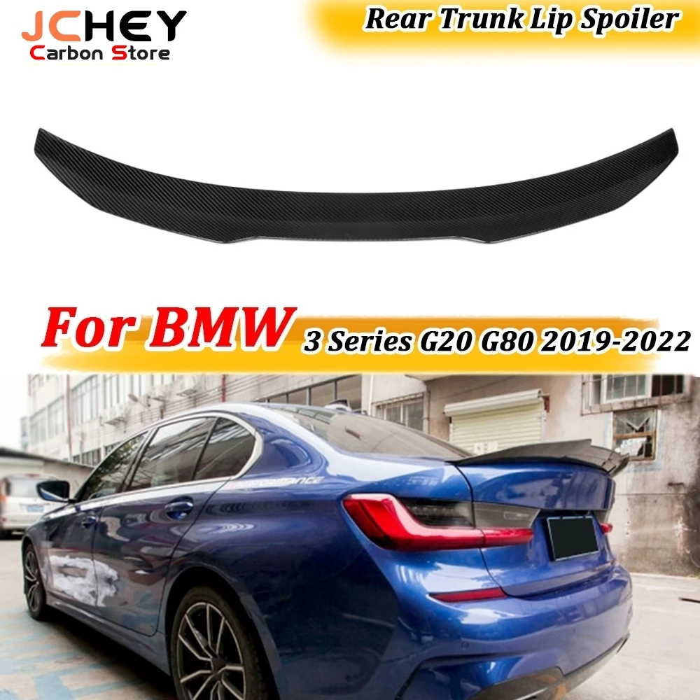 

Carbon Fiber Rear Trunk Lip Spoiler Boot Wings For BMW 3 Series G20 G80 M3 320i 325i 330i M340i 2019-2022 Car Styling
