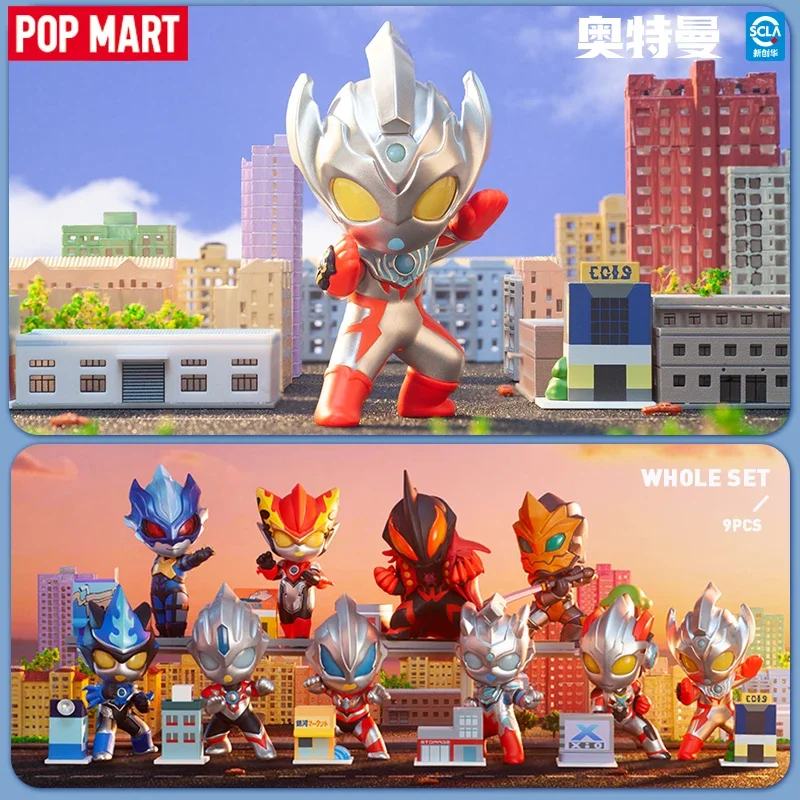 

POP MART Ultraman New Generation Heroes Series Blind Box Toys Guess Bag Mystery Box Mistery Caixa Фигурка Surpresa Cute