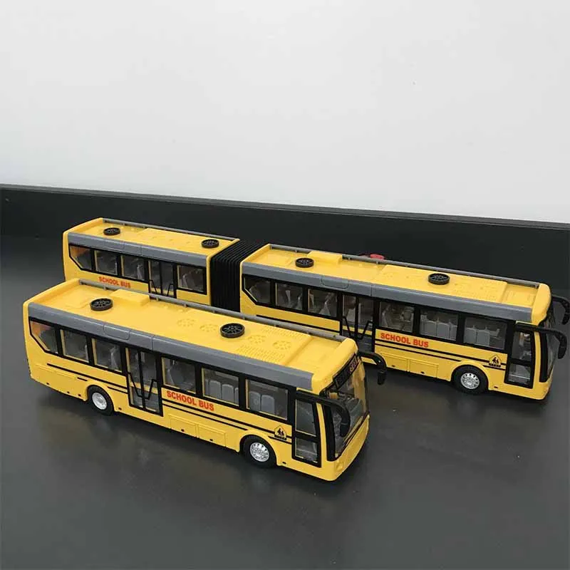 Telecomando auto telecomando Bus con luci 1:48 scuolabus Bus Tour Bus simulazione scuola auto giocattolo auto regalo ragazzo