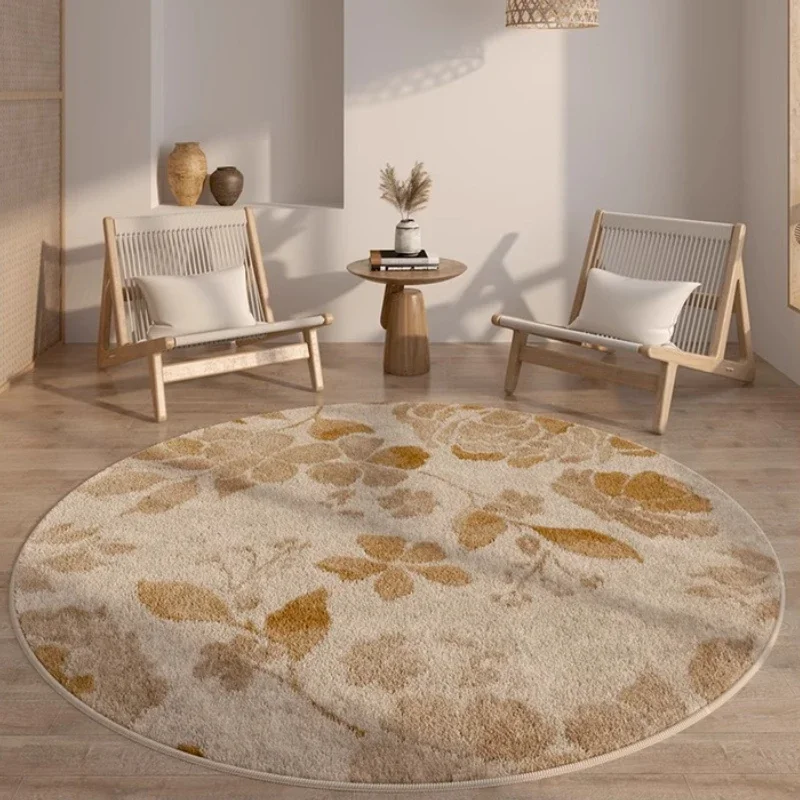 

Round Living Room Carpet Fashion Minimalist Coffee Table Rug Soft Fluffy Home Decoration Bedside Bedroom Mats Alfombra Tapis 러그