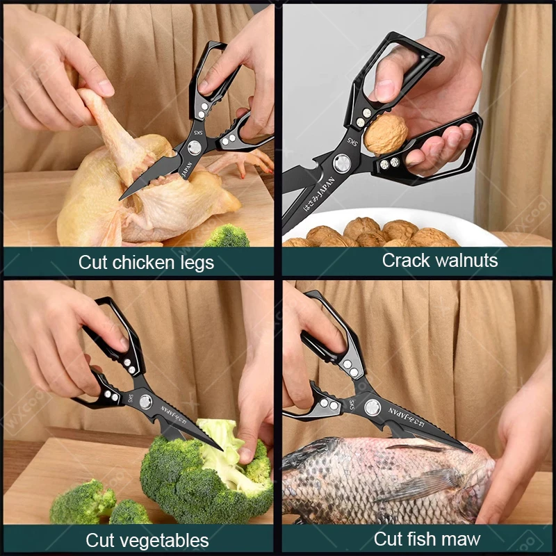 WXCOO 일본 가정용 닭뼈 가위 SK5 스테인리스 다 - Commercial Kitchen Supplies 리뷰 및 가격