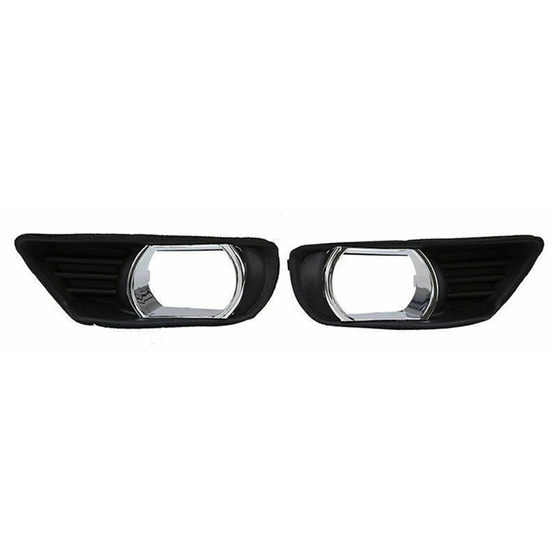 Fog Lamp Frame Front Bumper Lower Chrome Grill Bezel Cover For Toyota Camry XV40 2007 2008 2009 Car Accessories