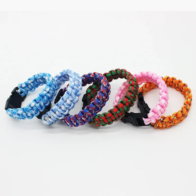23cm Seven Core Paracord Escape Outdoor Emergency Plaited Rope EDC Camping Survival Saving Bracelet Tools Climbing Rope Cord