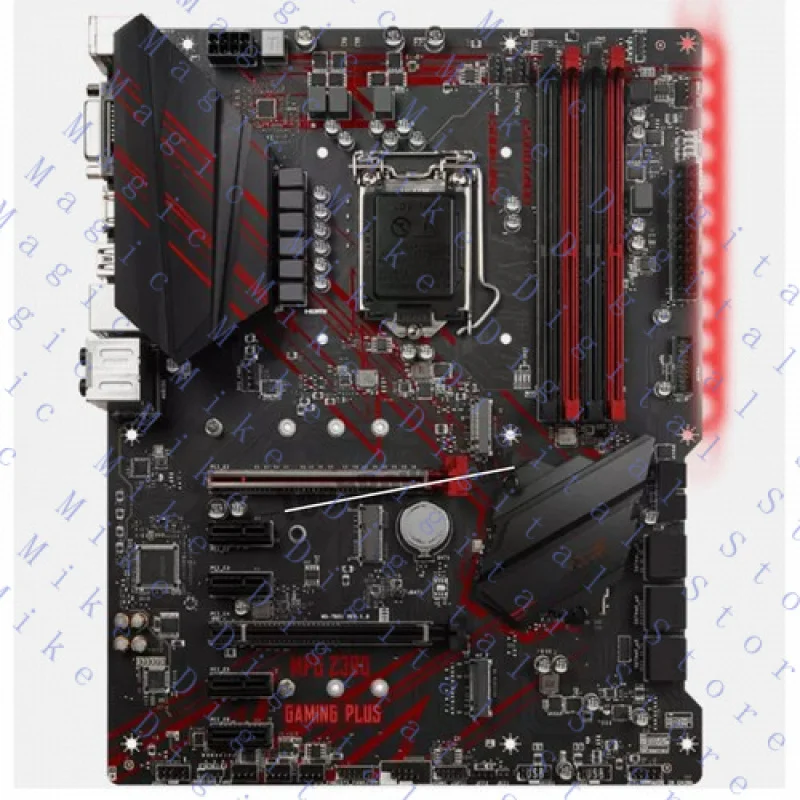 

UU FOR MSI MPG Z390 Gaming Plus motherboard LGA1151 DDR4 64G HDMI+DVI ATX