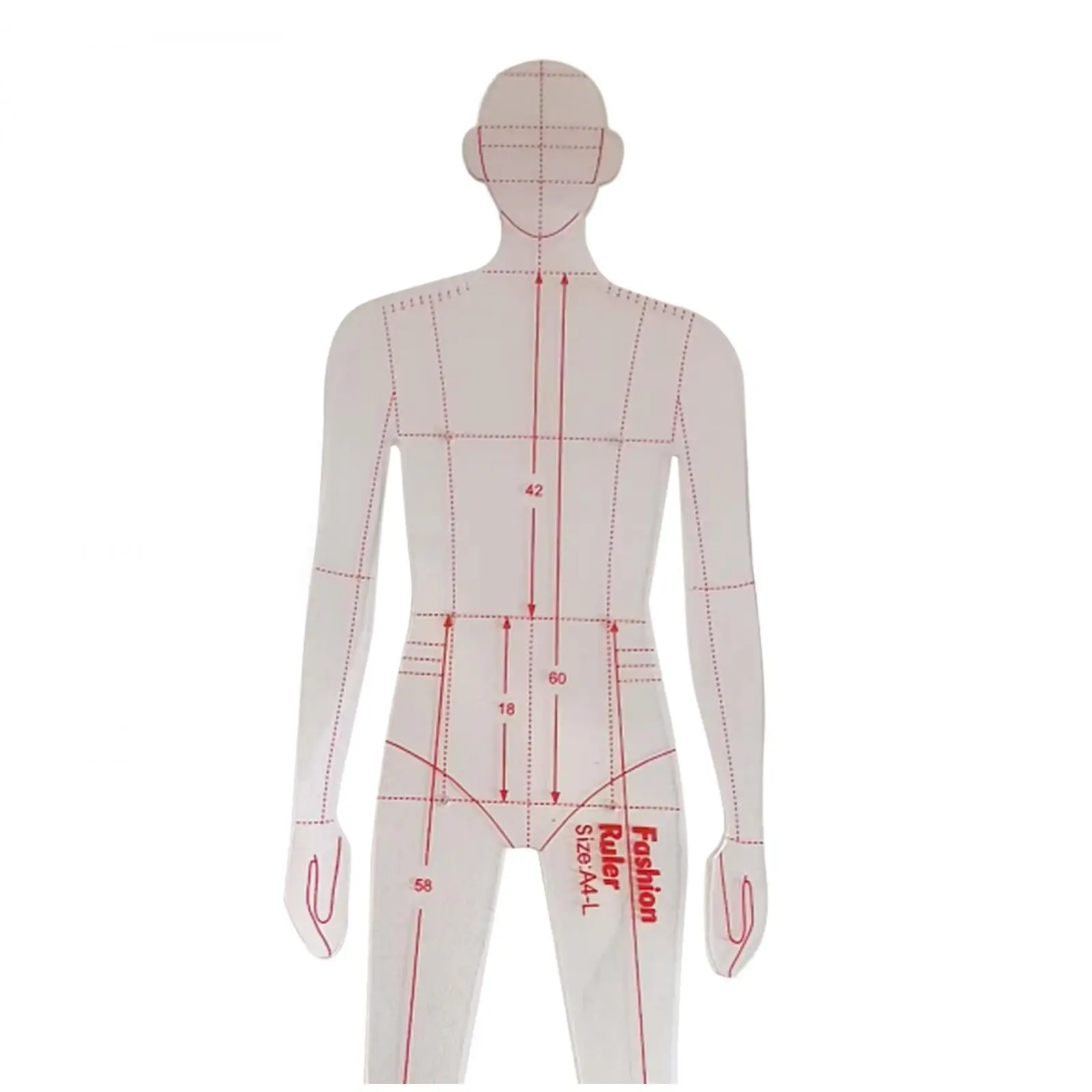 Modello Righello Cucito Modelli umanoidi Design Modelli di design di indumenti leggeri Illustrazione di moda Righelli per abiti Cappotti