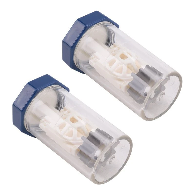 Hot kf-3 Pieces Hydrogen Peroxide Contact Lens Case Cleaner, Eye Scleral Contact Lens Stiff Clip Washer Machine, Portable