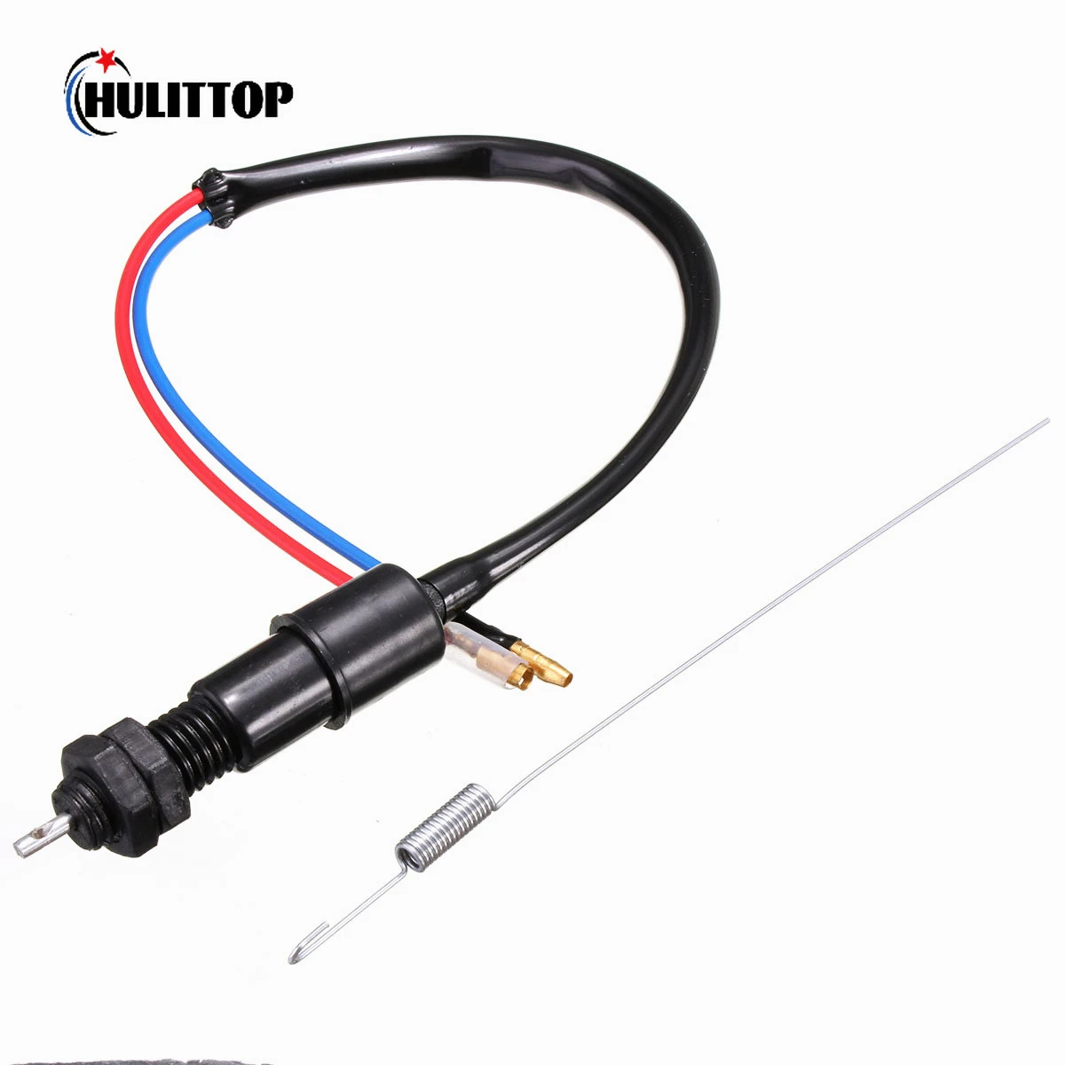 

M12x1.5 Rear Brake Switch Motorcycle Drum Brake Light Rear Brake Switch + Spring Kit Universal For Pit Bike Quad Scooter