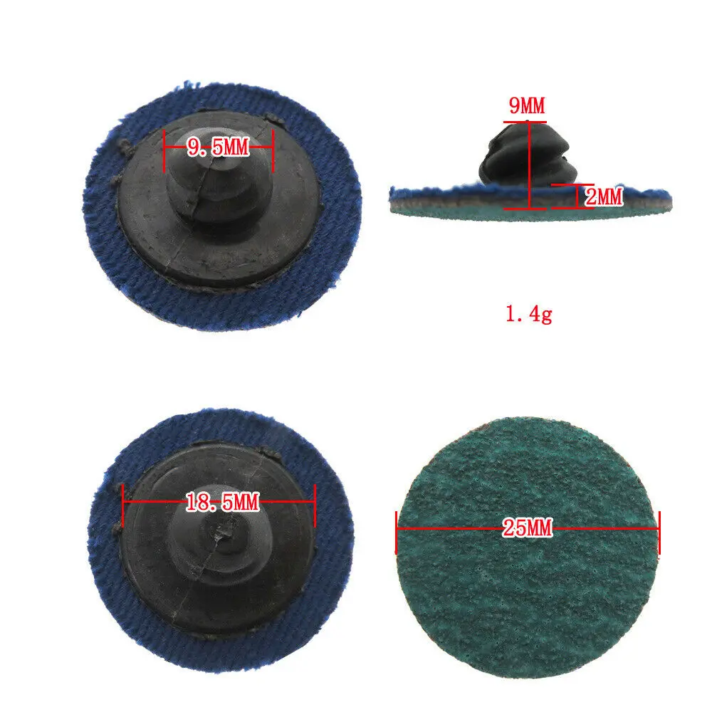 1นิ้ว25มม.120 240กรวดประเภท R เปลี่ยนแผ่นขัด Abrasive Roll ล็อคอลูมิเนียมออกไซด์กระดาษทรายขัดกระดาษทรายแผ่น