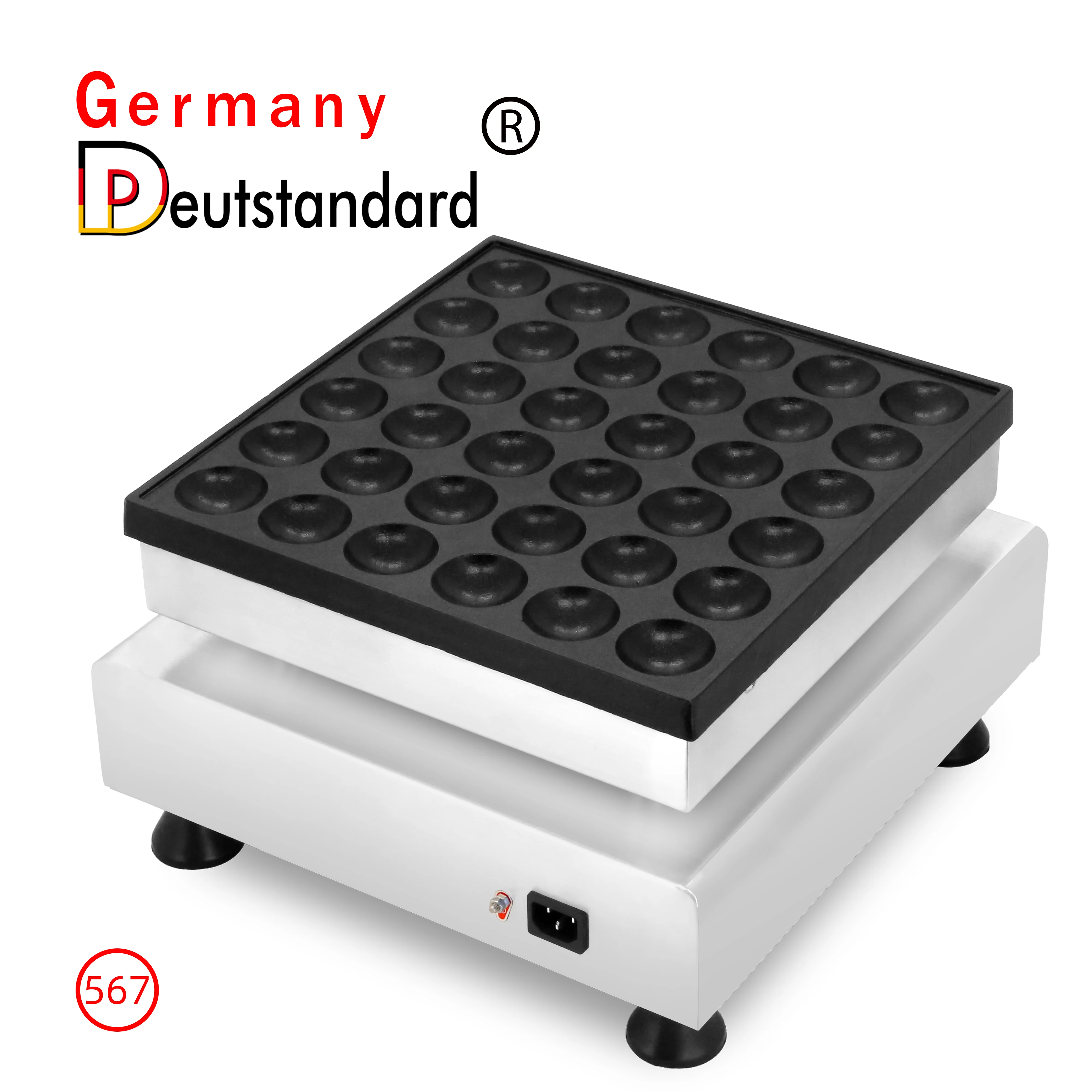 Commercial Mini Pancake Machine 36 Holes Dutch Pancake Machine Waffle Iron with CE