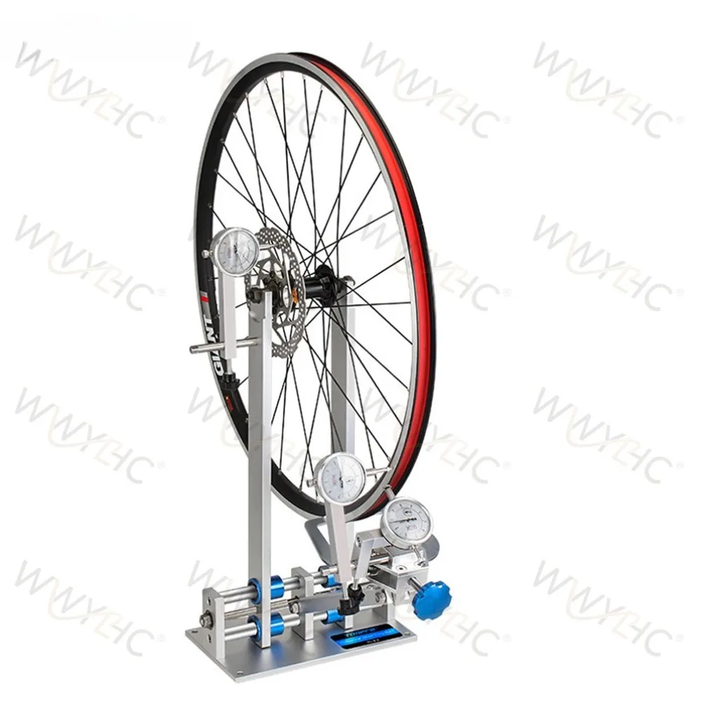 Professional Bicycle Wheel Truing Stand With Dial Indicator Gauge Bike Adjustment Rims Road MTB Bike Wheel Repair Tools