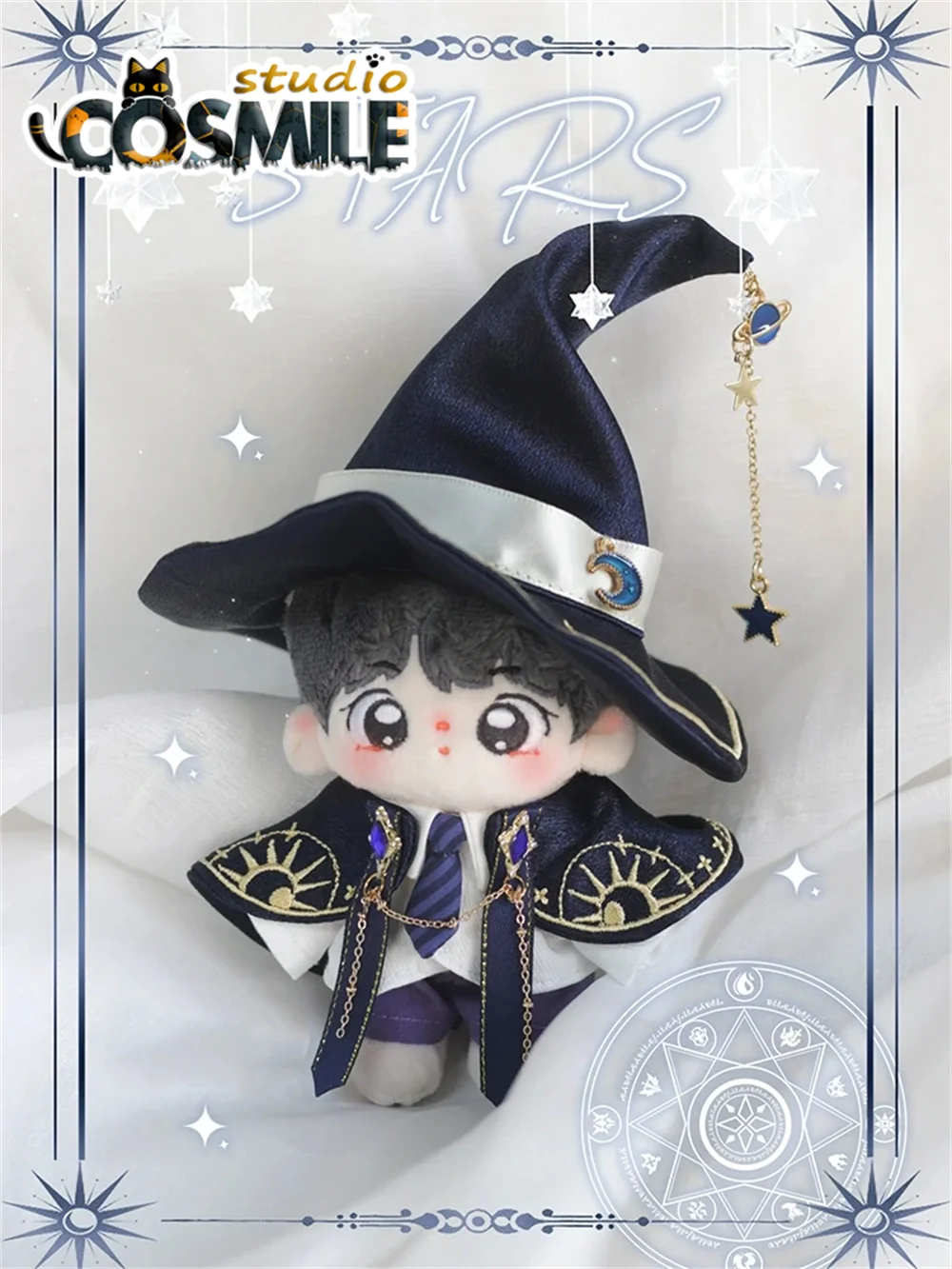 Majo Witch Magic Astrologer Seer Dress Skirt Halloween Costume Stuffed Plushie 10cm Plush Doll Clothing Toy Clothes FS Qi Yuan