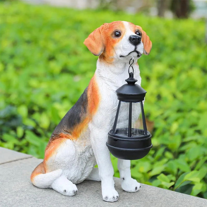 High-Quality Animal Series Lantern - Beautiful Resin Home Sculptures Perfect for Christmas and Halloween Gift Giving