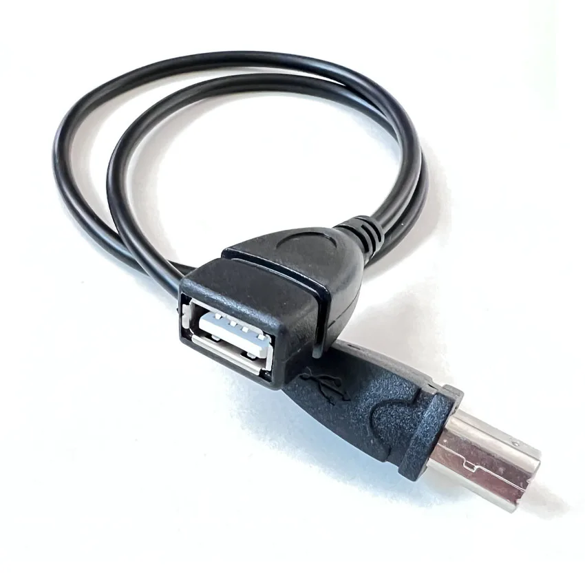 

1pc New USB 2.0 Type A Female To USB B Male Scanner Printer Cable USB Printer Extension Cable Adapter 50cm