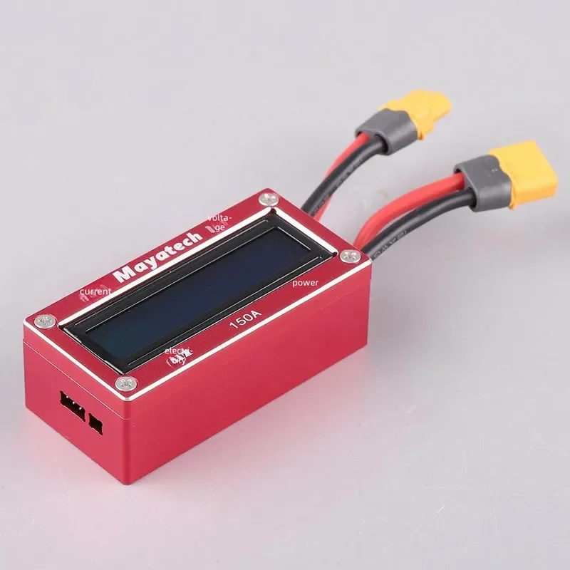 All Metal Model Aircraft Power Analyzer Galvanometer Current Testing Meter For RC Drone Parameter Measurement Accessory