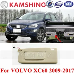 CAPQX For VOLVO XC60 2009-2014 2015 2016 2017 Auto Sun visor assy with mirror Auto Car motor parts Interior Sunvisor Sun Shade
