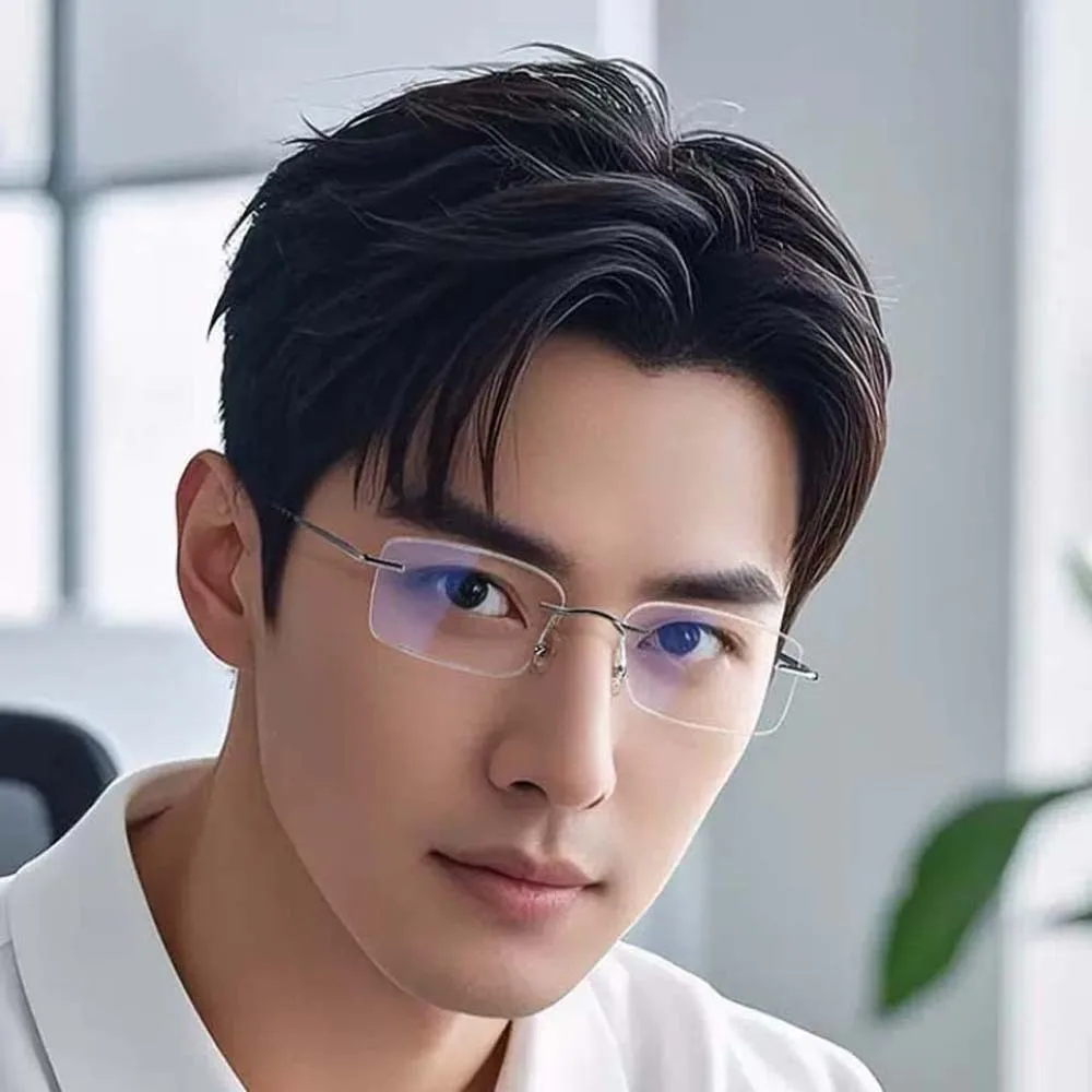 سبيكة فرملس نظارات القراءة الراتنج PC للجنسين طويل النظر نظارات زي التبعي خفيفة الوزن المسنين نظارات القراءة هدية