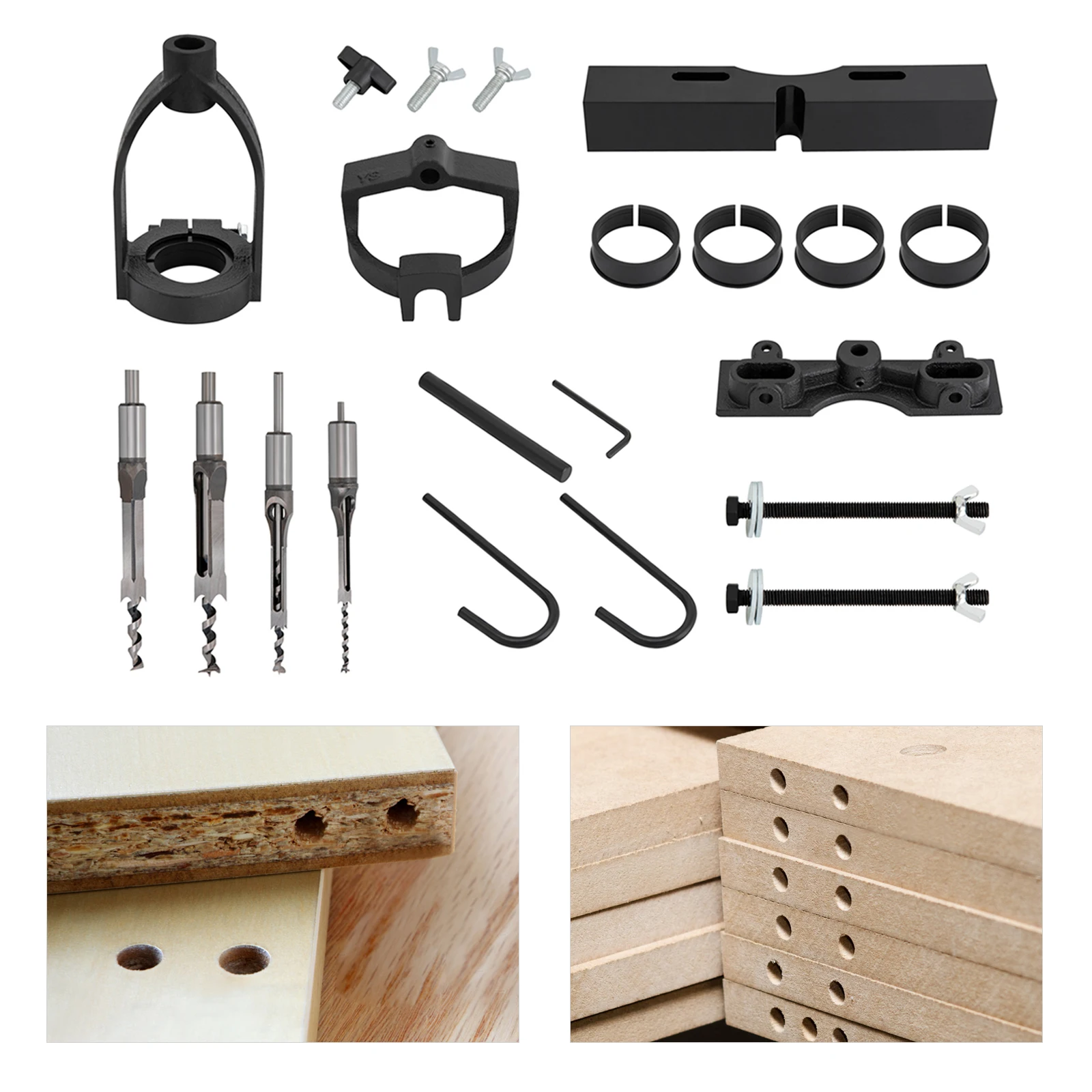 

Wood Working Drilling Machine Mortise Accessory Kit Practical Boxes For Circular Grooves, Internal Grinding