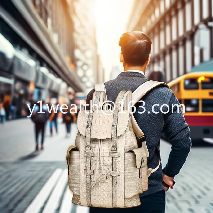 Wholesale Leather Men's Notebook Briefcase Fashion Business Handbag Polyester Lining Cover Men's Shoulder Bag