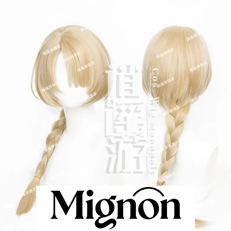 Fate Jeanne d'Arc Cosplay Wig Simulation Scalp Top Ponytail Braid Halloween Gift