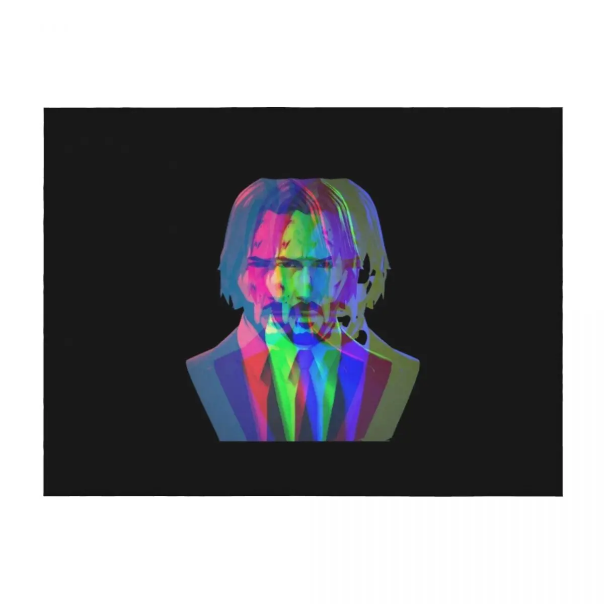 

HELLO MY NAME IS Baba yaga / NAME TAG JOHN WICK Throw Blanket anime Summer Beddings Winter beds Designers Blankets