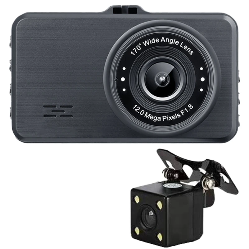 300W 3Inch Dashcam 16:9 360x640 720P Driving Recorder Support Motion Detection