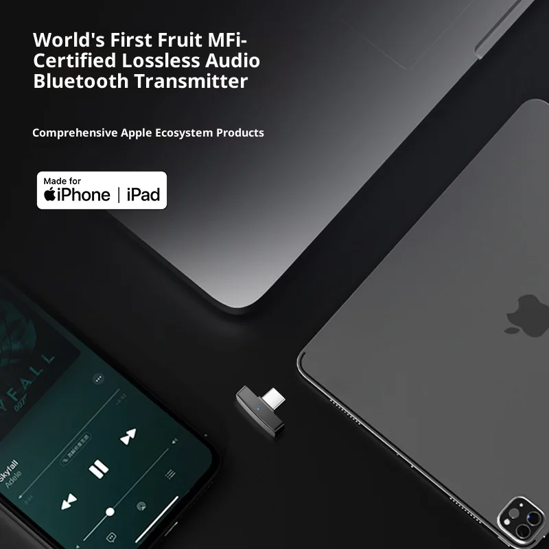 Questyle QCC Dongle Pro LDAC Bezstratny Transmiter Bluetooth 5.4 Obsługuje Snapdragon Sound z AptX w prezencie