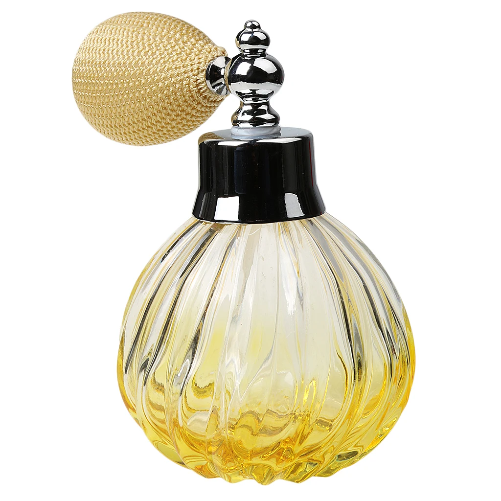 Elegant glass perfume bottle with removable spray nozzle – exquisite