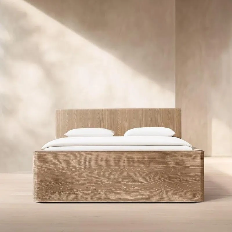 Modern Oak Bedroom Furniture Set Luxury Chest of Drawers Bedside Table Storage Solution Home Decor Wood Nightstand Dresser