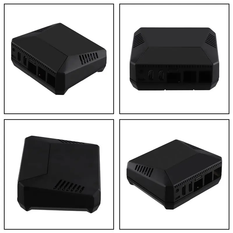 AT82-Argon ONE V3 M.2 Case For Raspberry Pi 5 Case Black Aluminum Alloy Case