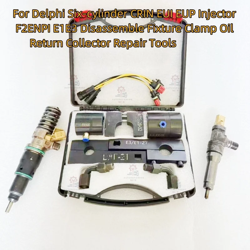 

Для Delphi шестицилиндровый инжектор CRIN EUI EUP F2ENPI E1E3, разборное приспособление, зажим, инструменты для ремонта коллектора возврата масла