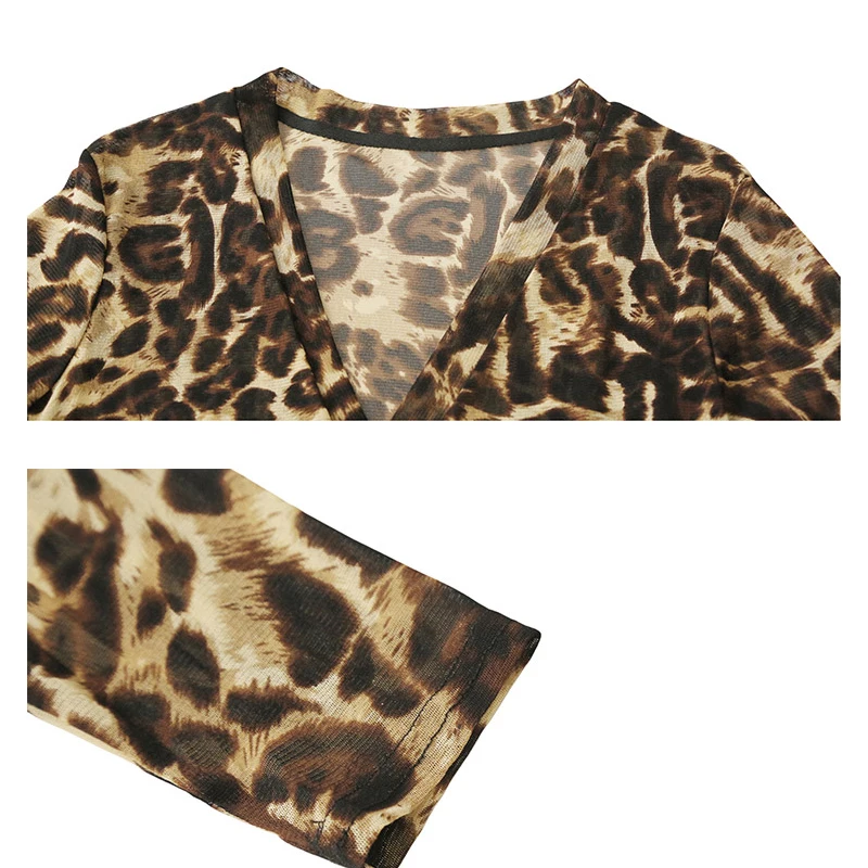 MadBlack-Women's European T-Shirt, Sexy V Neck Print Ribbon, Streetwear Long Sleeve Slim S-3XL Mesh Tee, 2025 Summer T54025CC