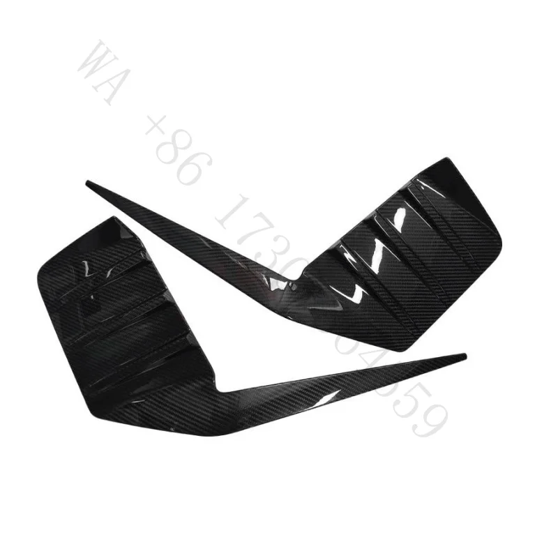 Suitable for BMW M2 G87 dry carbon fiber rear bumper spoiler rear air vent decoration rear air knife rear corner trim 2021+