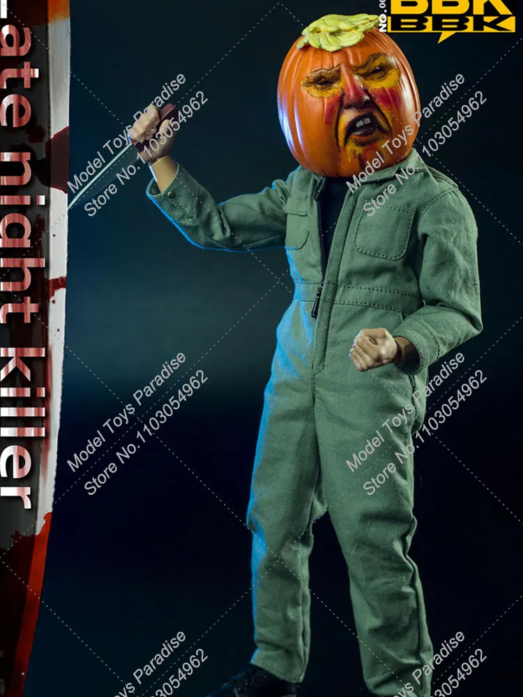 BBK BBK009 1/6 Men Soldier Horror Movie Halloween Night Mask Killer Full Set 12inch Action Figure Collectible Toys GIfts