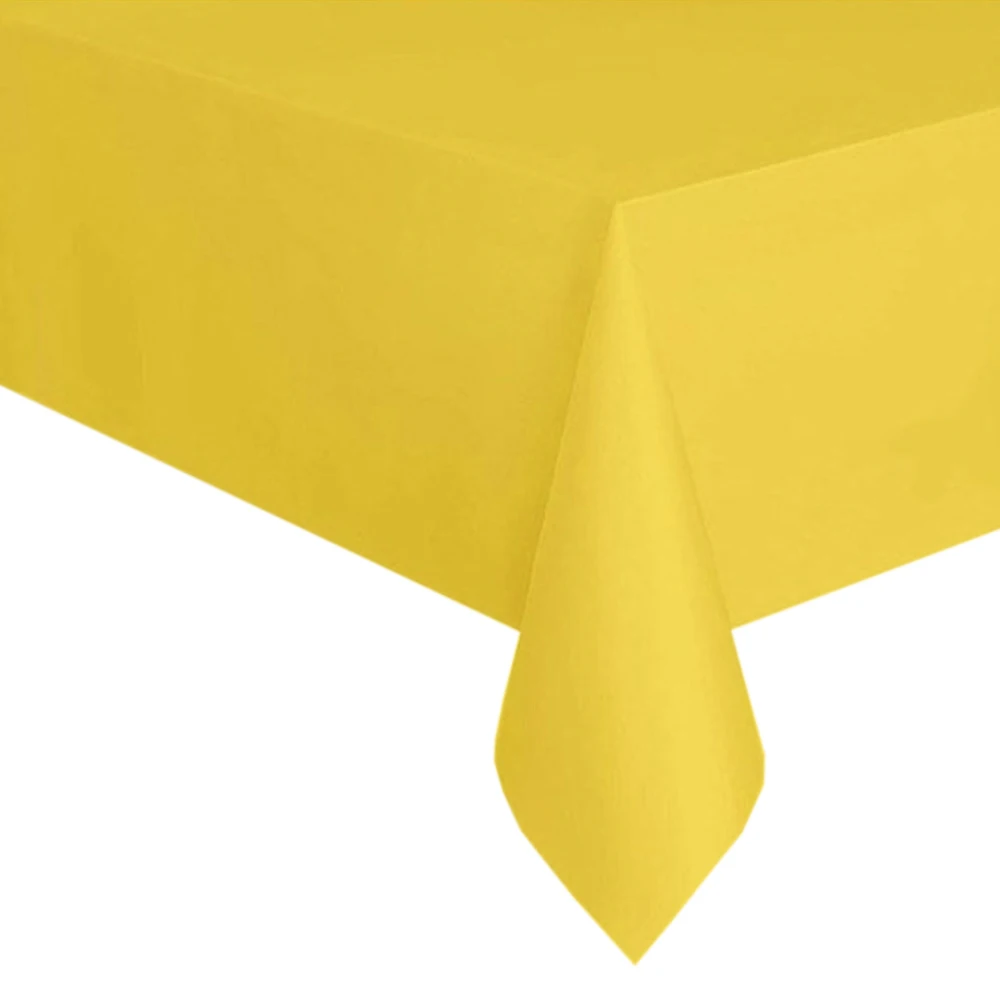 1 Stück Party-Tischdecken 137 x 274 cm/137 x 183 cm, BPA-frei, Kunststoff, Esstisch-Abdeckung, Tuch für Partys, Picknick, Camping, Outdoor, Einwegartikel – Detail 6