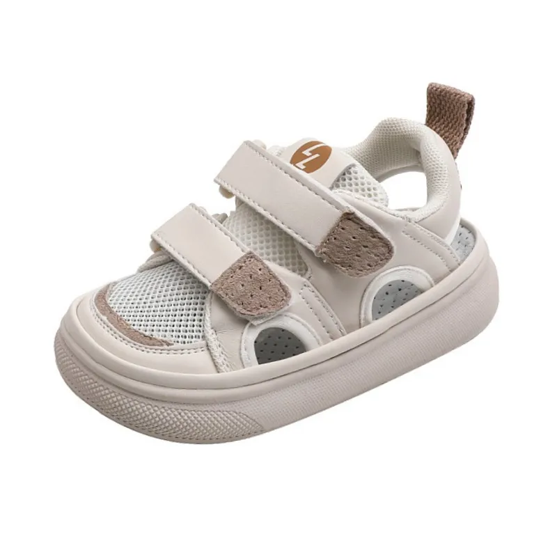 DIMI 2023 Summer Children Shoes Sport Sandals Cut-Outs Rubber Kids School Shoes Breathable Close Toe Casual Boy Girls Sandals