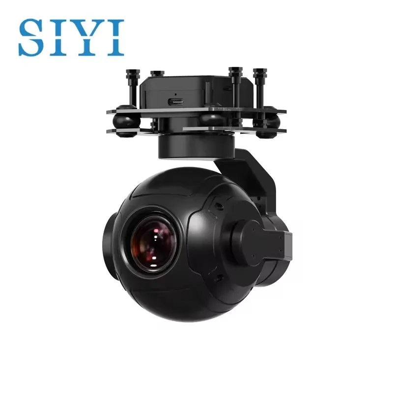 

New SIYI ZR10 2K 4MP QHD 30X Hybrid 10X Optical Zoom Gimbal Camera 1/2.7" CMOS HDR Starlight Night Vision 3-Axis Stabilizer UAV