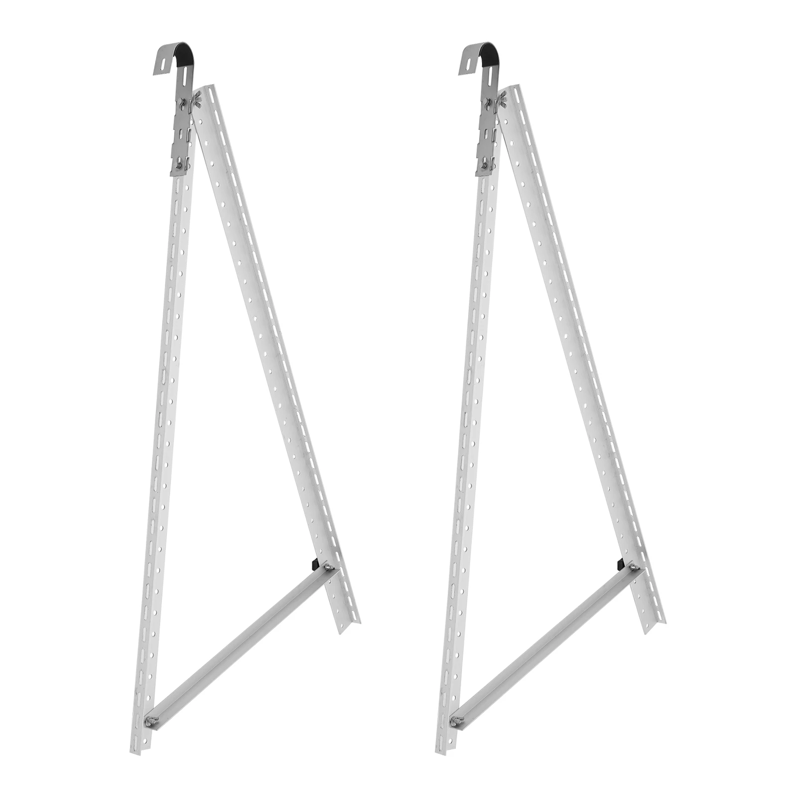NOUVEAU 1 paire, supports universels pour panneaux solaires avec dimensions inférieures à 67,8 x 44,88 pouces, angle réglable de 0 à 90 degrés °