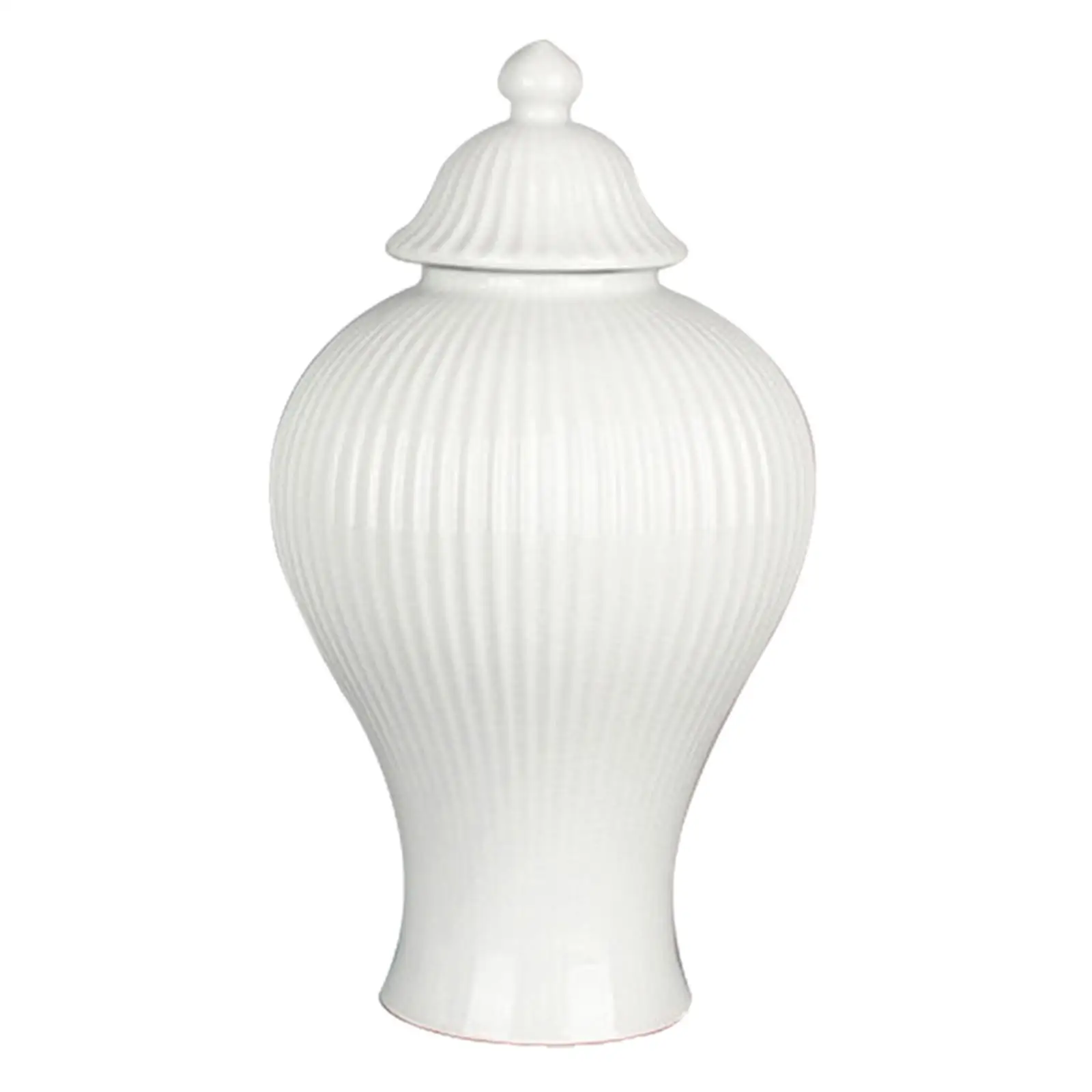 Classical Flower Vase with Lid Porcelain Ceramic Ginger Jar for Decor Living Room