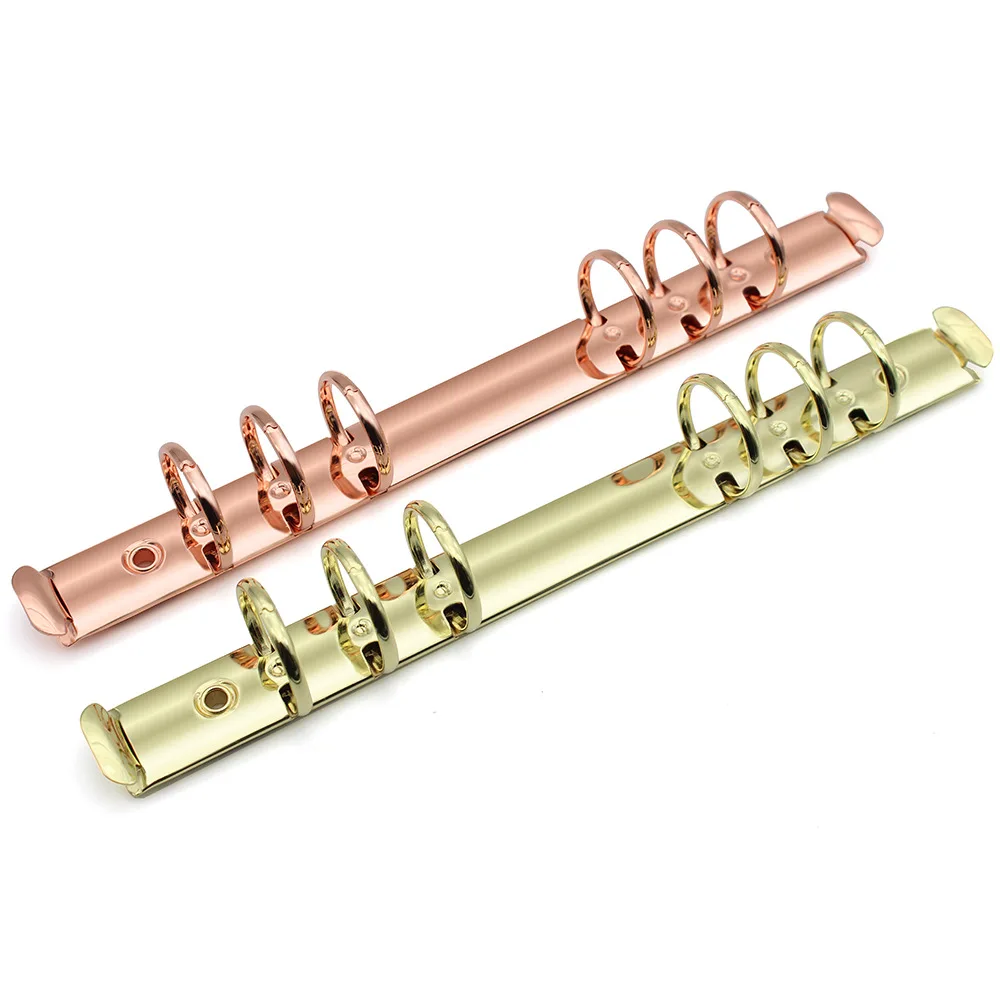 Colorful Metal Spiral Clip Loose-leaf Binder A5 With 2 Pairs Screws Stainless Steel For DIY Diary Notebook