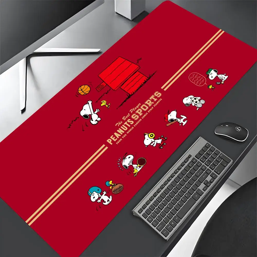 Cartoon cute Snoopys dog Mouse Pad Gaming Abstract Large 800x400mm MouseMat mouse pad Gamer XXL Mause Carpet PC Desk