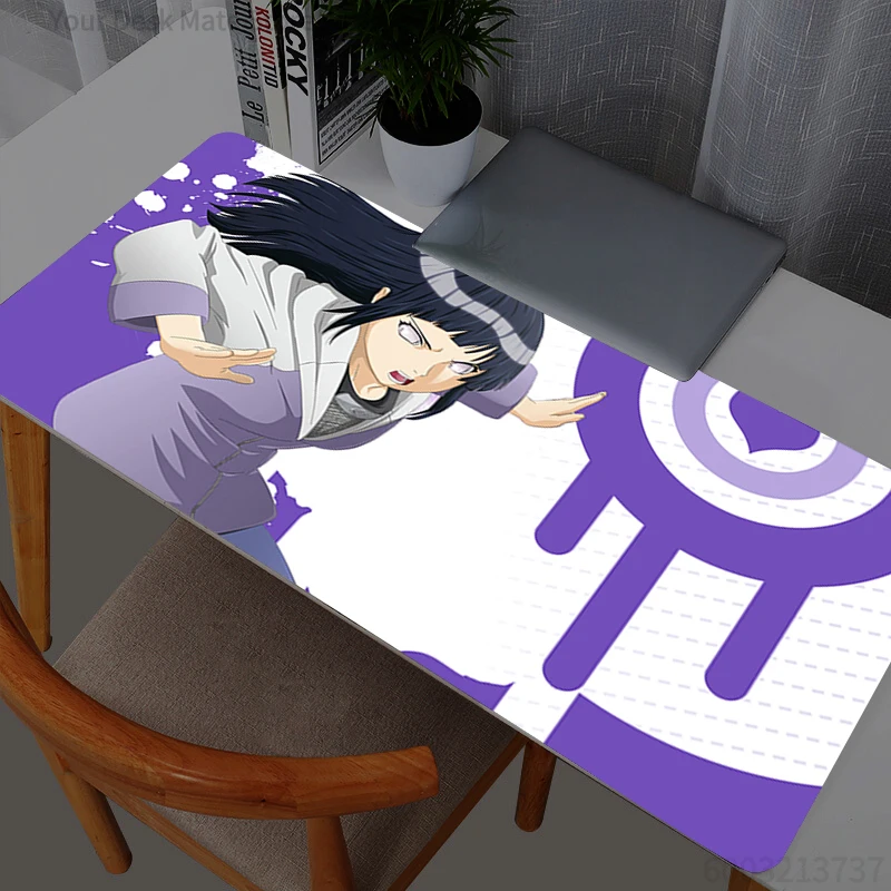 Kawaii Mouse Pad Anime Cute Girl Gabinete Gamer Computer Desk Mat Keyboard Gaming Accessories Naruto Hyuuga Hinata Mousepad