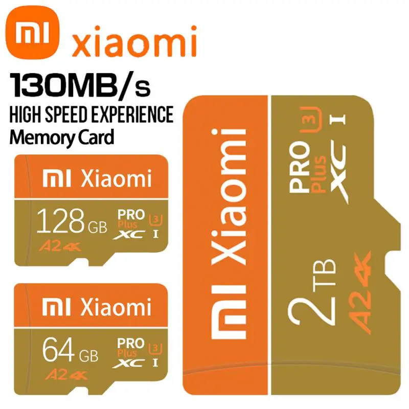 Original Xiaomi 2TB SD Card Memory Card TF/SD 128GB 256GB 512GB Mini Memory Card Class10 For Camera/Phone 2024 NEW